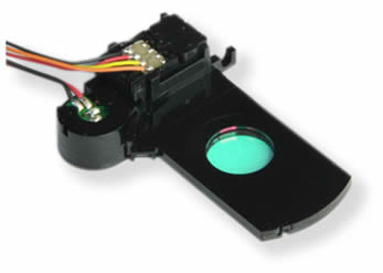 Iris with stepping motor and IR cut filter switching mechanism (P-iris)