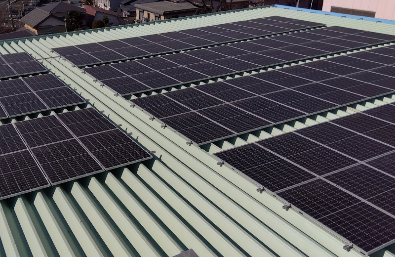 太陽光発電パネルの設置